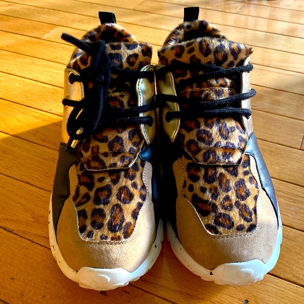 Fashion Wedge Sneakers - US Sz. 10 - Picture 2 of 6